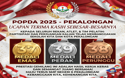 Terima Kasih Siswa, Siswi, dan Pelatih Popda 2025